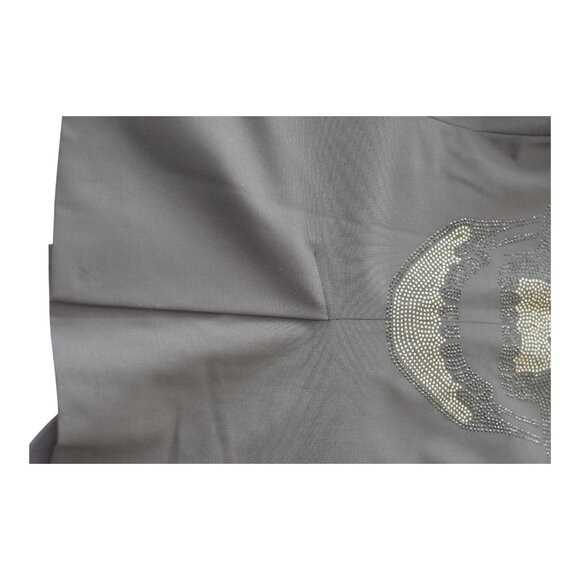 Philipp Plein Couture Black Tailored Blazer Crystal Embellished Skull Back sz L - Picture 10 of 12